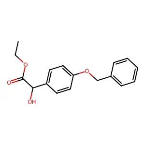 Ethyl 2-hydroxy-2-(4-phenylmethoxyphenyl)acetate structure