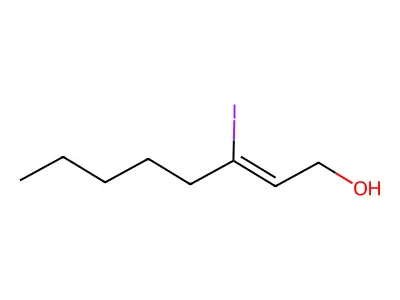 3-Iodooct-2-en-1-ol structure