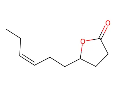 5-Hex-3-enyloxolan-2-one structure