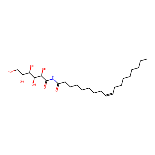 N-Oleoyl-D-gluconamide structure