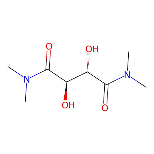 (2R,3S)-2,3-dihydroxy-N,N,N',N'-tetramethylbutanediamide structure