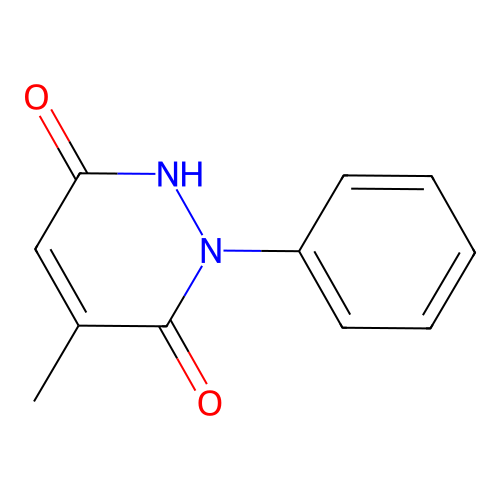 4-methyl-2-phenyl-1H-pyridazine-3,6-dione structure