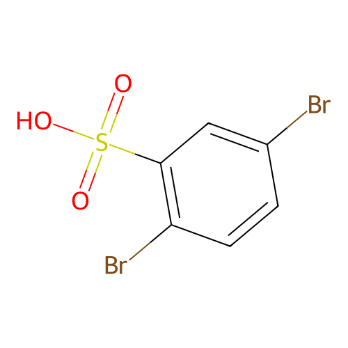 2,5-dibromobenzenesulfonic Acid structure