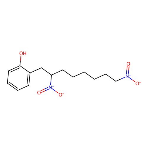 2-(2,8-Dinitrooctyl)phenol structure