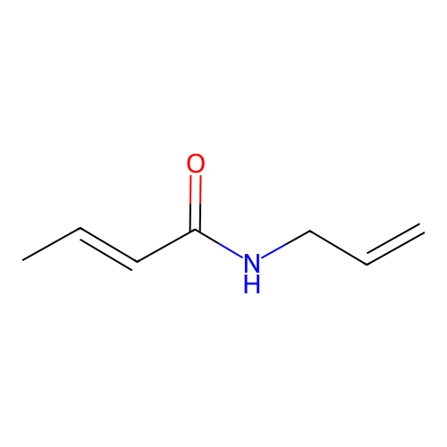 N-prop-2-enylbut-2-enamide structure