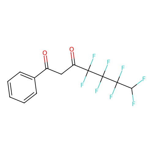4,4,5,5,6,6,7,7-Octafluoro-1-phenylheptane-1,3-dione structure