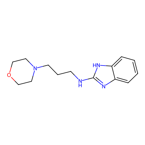 苯并咪唑-2-基(3-吗啉-4-基丙基)胺 structure