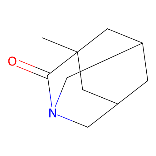 3-Methyl-1-azatricyclo[3.3.1.13,7]decan-2-one structure