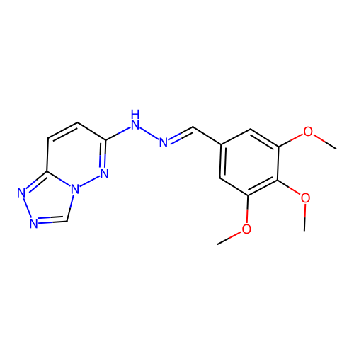 C15H16N6O3 structure