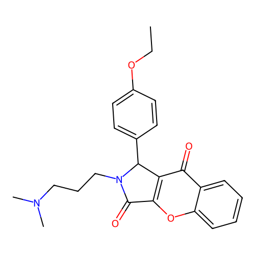 2-[3-(dimethylamino)propyl]-1-(4-ethoxyphenyl)-1H-chromeno[2,3-c]pyrrole-3,9-dione structure