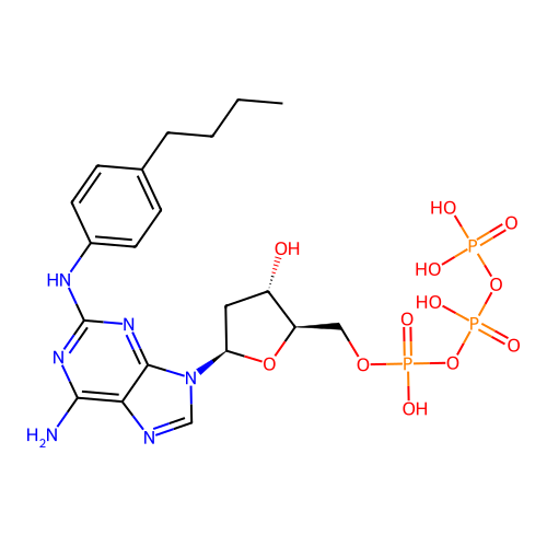 4-n-butylanilino dATP structure