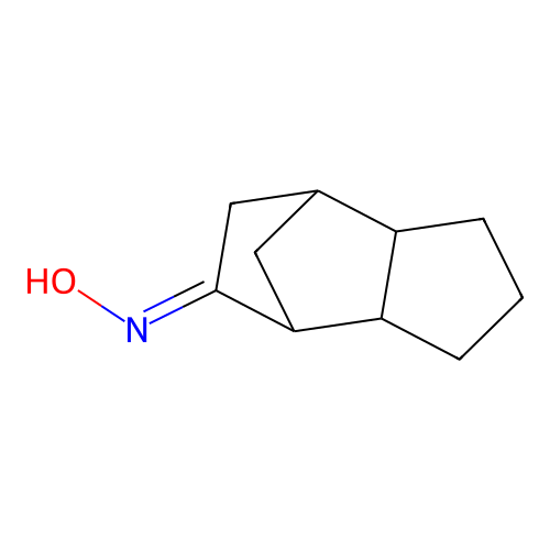 N-[(8E)-tricyclo[5.2.1.0^{2,6}]decan-8-ylidene]hydroxylamine structure