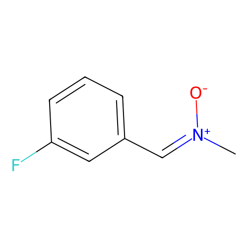 1-(3-fluorophenyl)-N-methylmethanimine oxide structure
