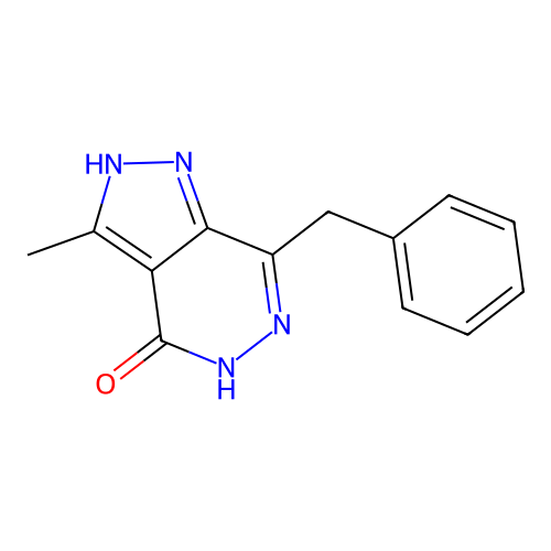 7-Benzyl-3-methyl-2,5-dihydropyrazolo[3,4-d]pyridazin-4-one structure