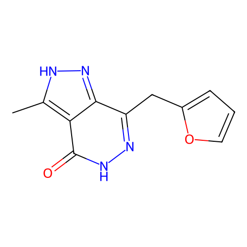 7-(Furan-2-ylmethyl)-3-methyl-2,5-dihydropyrazolo[3,4-d]pyridazin-4-one structure
