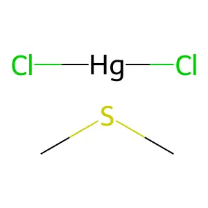Dichloromercury;methylsulfanylmethane structure