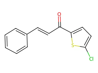 2-Propen-1-one, 1-(5-chloro-2-thienyl)-3-phenyl- structure