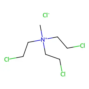 甲基三(2-氯乙基)氯化铵 structure
