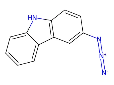 3-azido-9H-carbazole structure