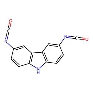 3,6-Diisocyanato-9h-carbazole structure