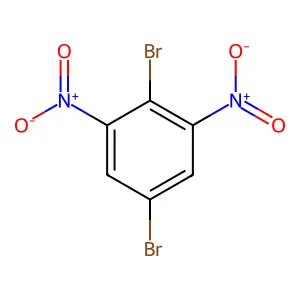 Benzene, 1,4-dibromo-2,6-dinitro- structure
