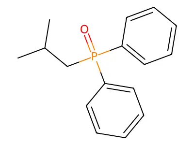 (2-Methylpropyl)diphenylphosphine oxide structure