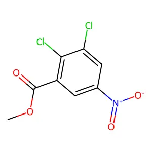 Methyl 2,3-dichloro-5-nitrobenzoate structure