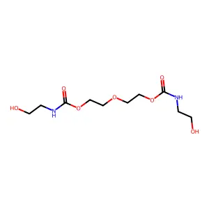 Oxydiethane-2,1-diyl bis[(2-hydroxyethyl)carbamate] structure