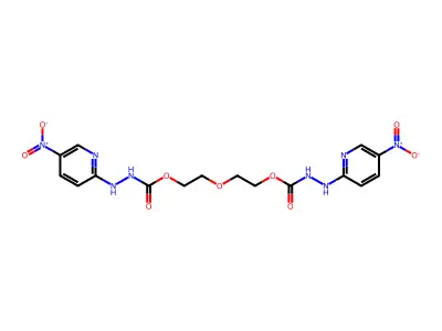 2-[2-[[(5-nitropyridin-2-yl)amino]carbamoyloxy]ethoxy]ethyl structure