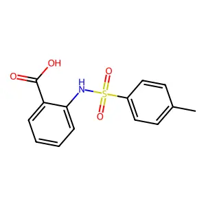 Benzoic acid, 2-(((4-methylphenyl)sulfonyl)amino)- structure
