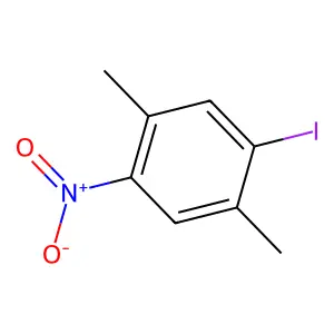 1-Iodo-2,5-dimethyl-4-nitrobenzene structure