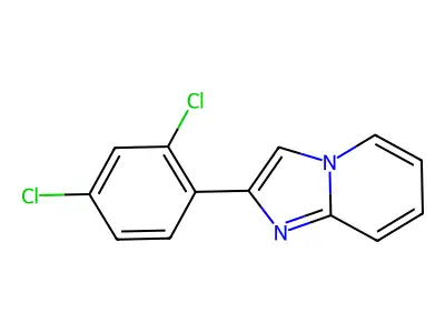 2-(2,4-Dichlorophenyl)imidazo[1,2-a]pyridine structure