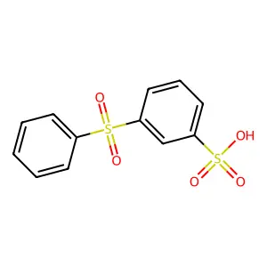 3-Phenylsulphonylbenzenesulphonic acid structure