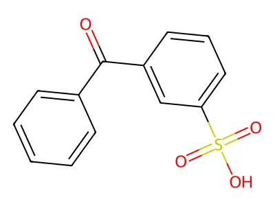 3-benzoylbenzenesulfonic Acid structure