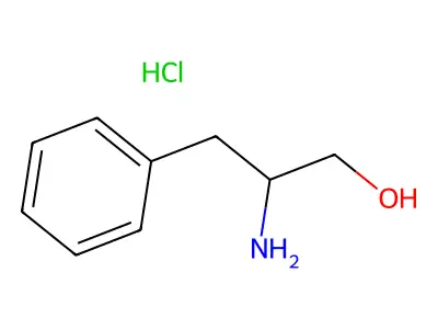 (1-Hydroxy-3-phenyl-propan-2-yl)azanium chloride structure