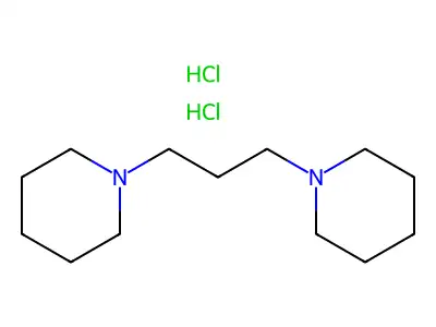 Piperidine, 1,1'-(1,3-propanediyl)bis-, dihydrochloride structure
