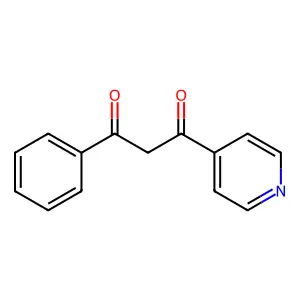 1-Phenyl-3-(4-pyridinyl)-1,3-propanedione structure
