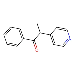 1-Phenyl-2-(pyridin-4-yl)propan-1-one structure