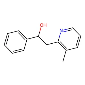 2-(3-Methyl-2-pyridinyl)-1-phenylethanol structure