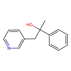 2-Phenyl-1-pyridin-3-ylpropan-2-ol structure