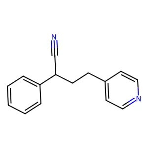 2-Phenyl-4-(pyridin-4-yl)butanenitrile structure