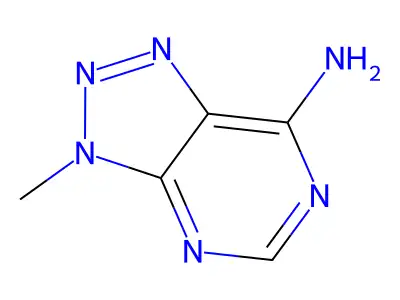 8-Aza-9-methyladenine structure