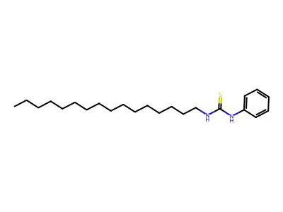 1-Hexadecyl-3-phenylthiourea structure