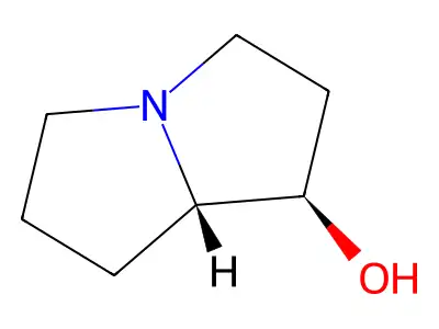 hexahydro-1H-pyrrolizin-1-ol structure