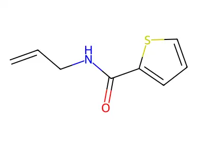N-prop-2-enylthiophene-2-carboxamide structure