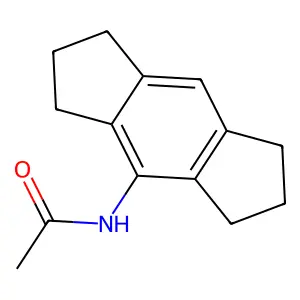 N-(1,2,3,5,6,7-Hexahydro-S-indacen-4-yl)acetamide structure