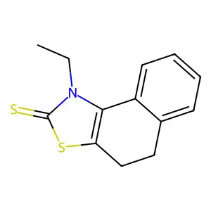 Naphtho[1,2-d]thiazole-2(1H)-thione, 1-ethyl-4,5-dihydro- structure