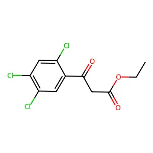 Ethyl 3-oxo-3-(2,4,5-trichlorophenyl)propanoate structure