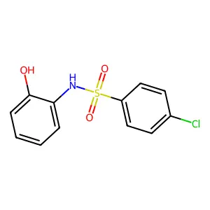 4-chloro-N-(2-hydroxyphenyl)benzenesulfonamide structure