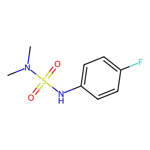 1-(Dimethylsulfamoylamino)-4-fluorobenzene structure